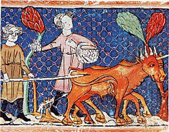 Labours et semailles : Escurial, bibliothèque royale (Espagne).