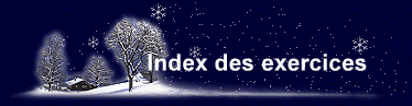 Index des exercices