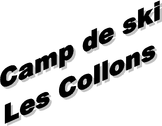 Camp de ski
Les Collons